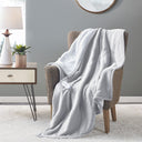 Heated Throw Extra Comfort - Light Gray - Serta - Heated Throws - Elite Enclave Home