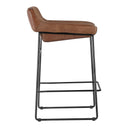 Starlet - Leather Open Road Counter Stool (Set of 2) - Brown - Moe's Home Collection - Stool Sets - Elite Enclave Home