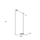 Task Floor Lamp - Silver - HomeRoots - Floor Lamps - Elite Enclave Home