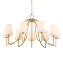 Seville - 9 Light Chandelier - Gold - Uttermost - Chandeliers- Elite Enclave Home