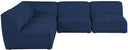 Miramar - 5 Piece Modular Sectional - Meridian Furniture - Stationary Sectionals - Elite Enclave Home