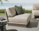 Livia - Outdoor Armless Chair - Taupe - Classic Home - Armless Chairs - Elite Enclave Home