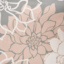 Lola - Floral Printed Shower Curtain - Blush