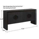 Williams - 4 Door Cabinet - Black