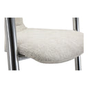Freeman - Chrome Frame Counter Stool (Set of 2) - Blended Cream - Moe's Home Collection - Stool Sets - Elite Enclave Home