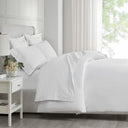 500 Thread Count Egyptian Cotton - Queen Deep Pocket Sheet Set - White