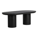 Rocca - Cement Dining Table - Black - Moe's Home Collection - Dining Tables - Elite Enclave Home