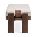 Kava - Accent Bench - Cocoa Latte - Classic Home - Upholstered Benches - Elite Enclave Home