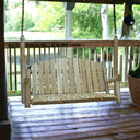 71" Solid Wood Swing Chair - Natural