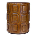 Alson - Geometric Accent Table - Dark Brown