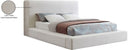 Devin - Bed - Meridian Furniture - Platform Beds - Elite Enclave Home