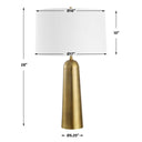 Flinchem - Brass Table Lamp - Bronze