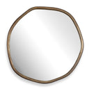 Ambrose - Indoor - Outdoor Round Mirror - Brass / Gold - Uttermost - Accent Mirrors - Elite Enclave Home