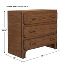 Mckagan - 3 Drawer Chest - Mindi Wood