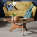 Blaze - Triangle Coffee Table - Brown - Wood - INK+IVY - Coffee Tables - Elite Enclave Home