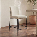 Danny - Counter Stool - Ivory / Beige - Moe's Home Collection - Bar Height (28" - 30") - Elite Enclave Home