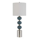 Modern Metal Table Lamps (Set of 2) - Blue