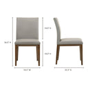 Frankie - Dining Chair (Set of 2) - Gray - Moe's Home Collection - Chair Sets - Elite Enclave Home