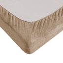 Soloft Plush - 3 Piece Twin Micro Plush Sheet Set - Taupe