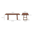 Silas - Dining Table - Natural - Moe's Home Collection - Dining Tables - Elite Enclave Home