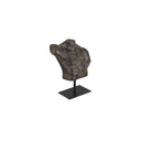 Victor - Cast Aluminum Sculpture - Dark Green Patina / Brown - Moe's Home Collection - Sculptures & Figurines - Elite Enclave Home