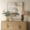 Outburst - Hand Painted Modern Art - Black / Blue / Brown / Gray / Green / Orange / Red / White / Woodtone - Uttermost - Canvas Art - Elite Enclave Home