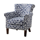 Brooke - Tight Back Club Chair - Navy - Madison Park - Club Chairs - Elite Enclave Home