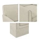 Paula - Slipcover Accent Armchair - Cream - 510 Design - Arm Chairs - Elite Enclave Home