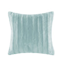 Duke - Squre Pillow - Blue - Faux - Madison Park - Throw Pillows- Elite Enclave Home