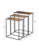 Coreene - Iron Nesting Tables (Set of 3) - Uttermost - Nesting Tables - Elite Enclave Home