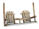 Wood Tete-A-Tete Porch Swing - Natural
