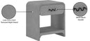 Medley - Night Stand / Side Table - Meridian Furniture - Accent Nightstands - Elite Enclave Home