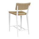 Calbas - Outdoor Counter Stool - White / Woodtone - Uttermost - Counter Height (24"-27")- Elite Enclave Home