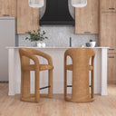Archie - Distressed Leather Counter Stool
