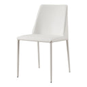 Nora - Vegan Leather Dining Chair (Set of 2) - White - Moe's Home Collection - Chair Sets - Elite Enclave Home