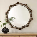 Remolino - Round Mirror - Bronze - Uttermost - Accent Mirrors - Elite Enclave Home