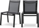 Nizuc - Outdoor Patio Dining Chair With Gray Frame (Set of 2)