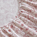 Cozy Soft - Twin Long 100% Flannel Pigment Printed Sheet Set - Holiday Doodles - Intelligent Design - Sheets & Pillowcases - Elite Enclave Home