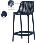 Mykonos - Outdoor Patio Stool (Set of 2) - Meridian Furniture - Stool Sets - Elite Enclave Home