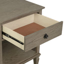 Victoria - One - Drawer Nightstand With Shelf - Reclaimed Gray - Madison Park Signature - Accent Nightstands - Elite Enclave Home